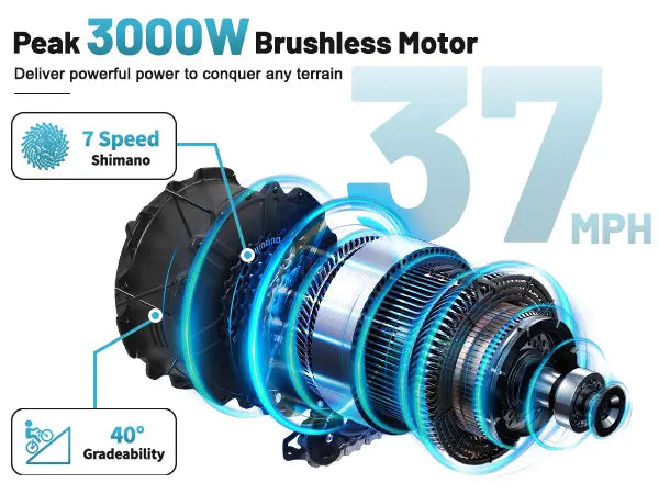 3000W off-road motorcycle power motor