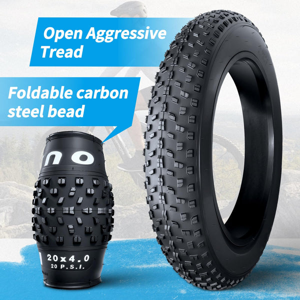 Compatible inner tube for 20 inch fat tire e-bikes