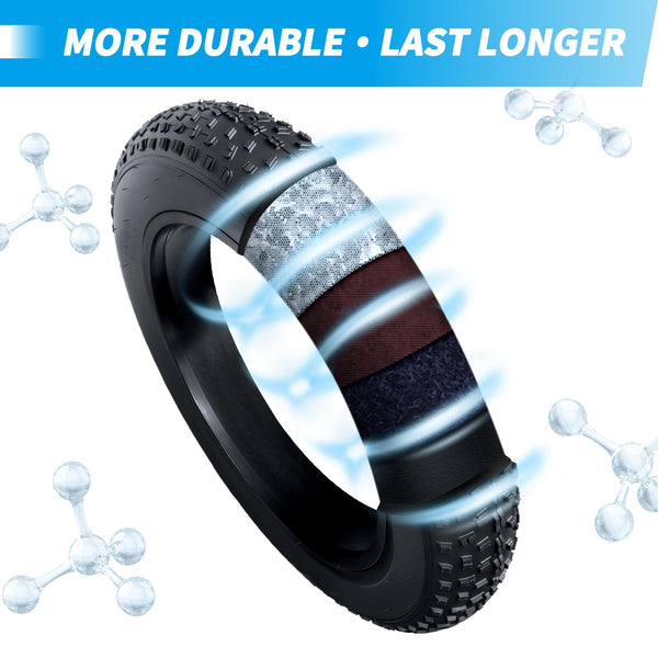 20 inch by 4.0 inch inner tube for electric bikes