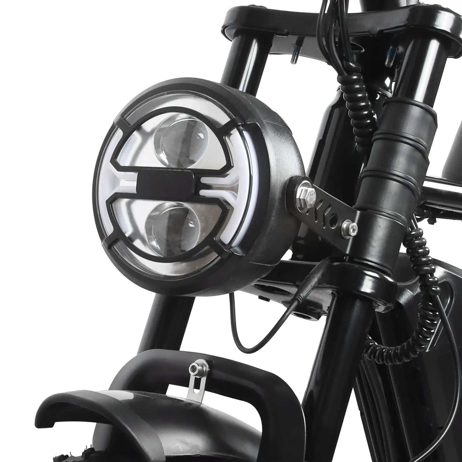 Oversized LED headlight retro style OUXI V8