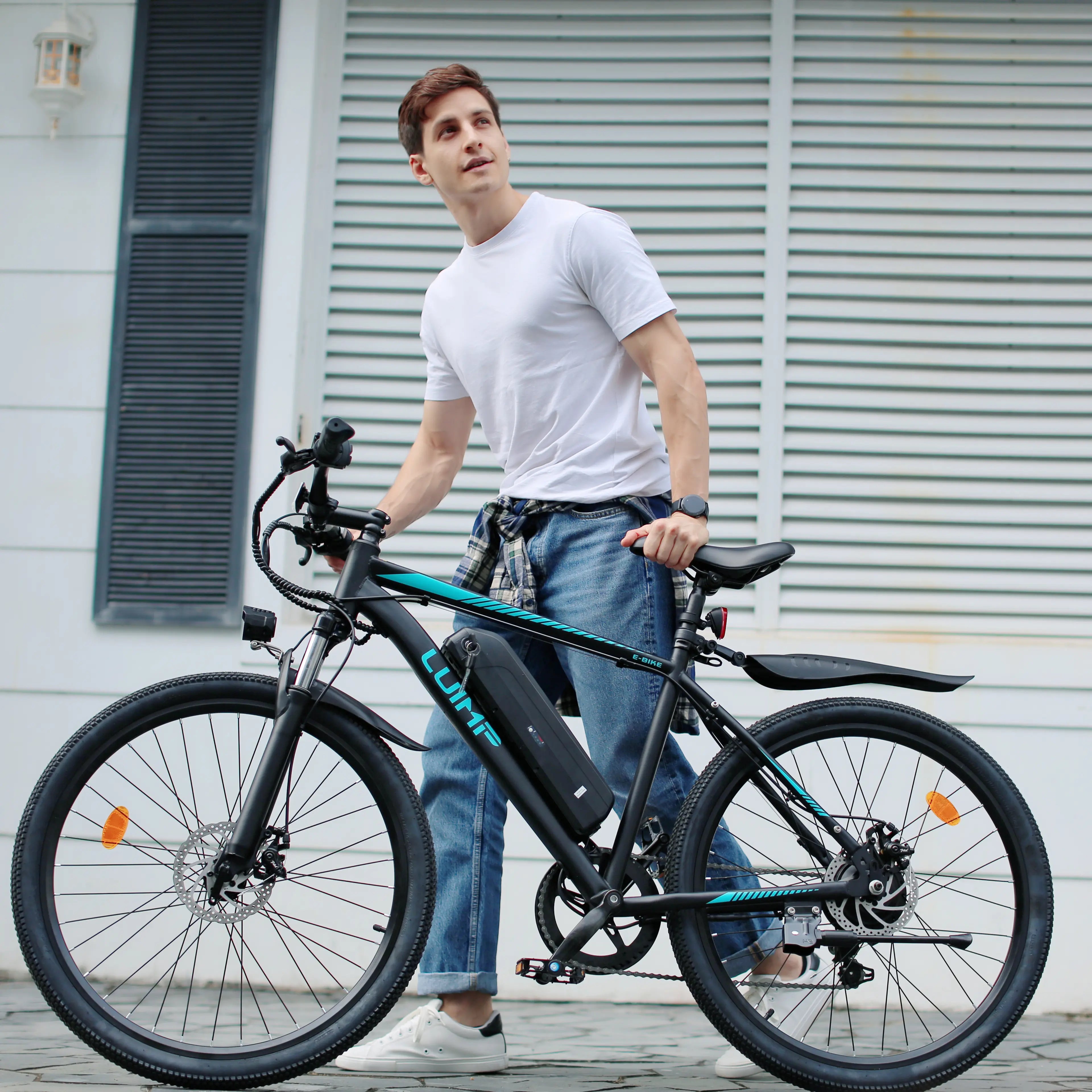 OUXI R11 electric bicycle 500W side view