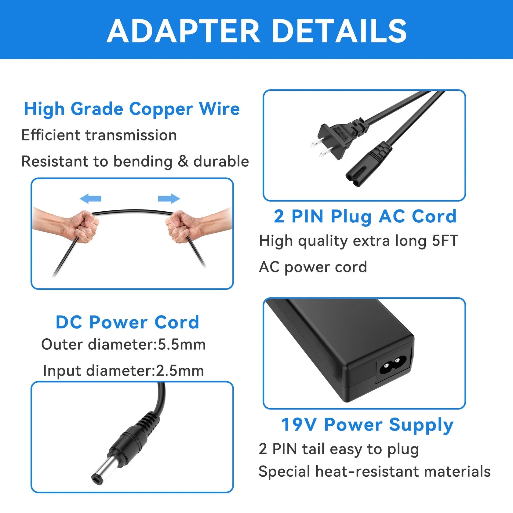 OUXI Electric Bicycle Charger