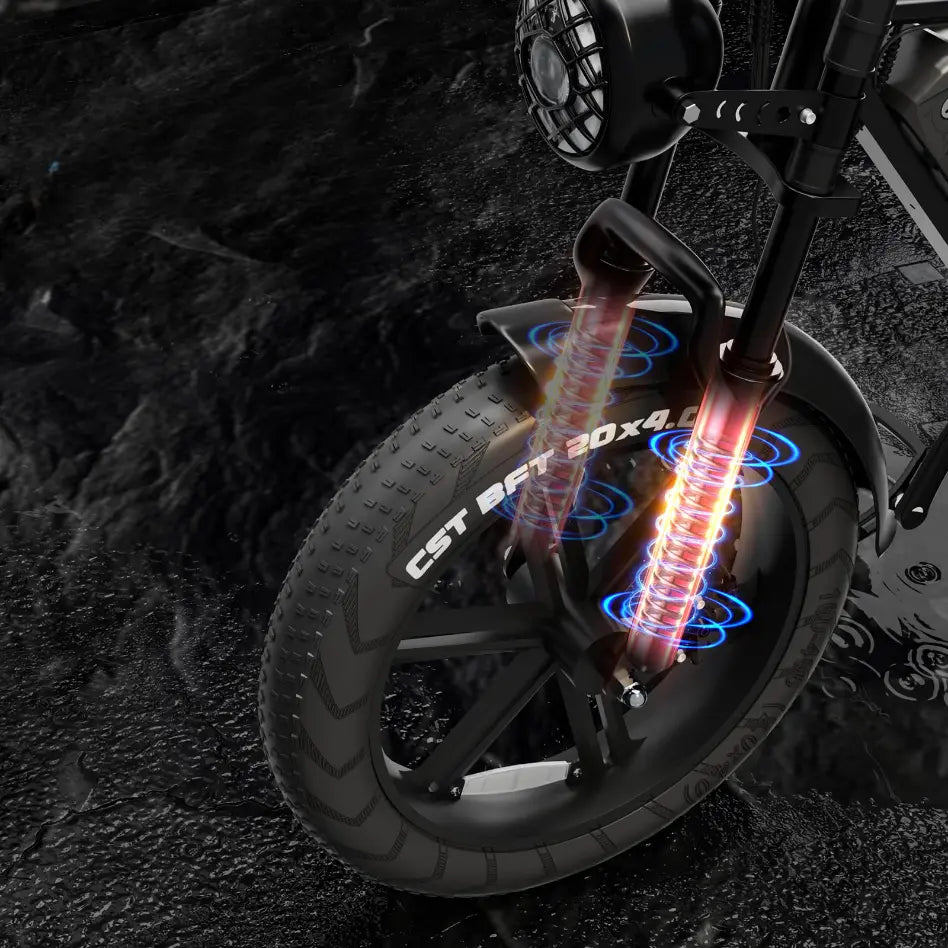 dual shock suspension bicycle