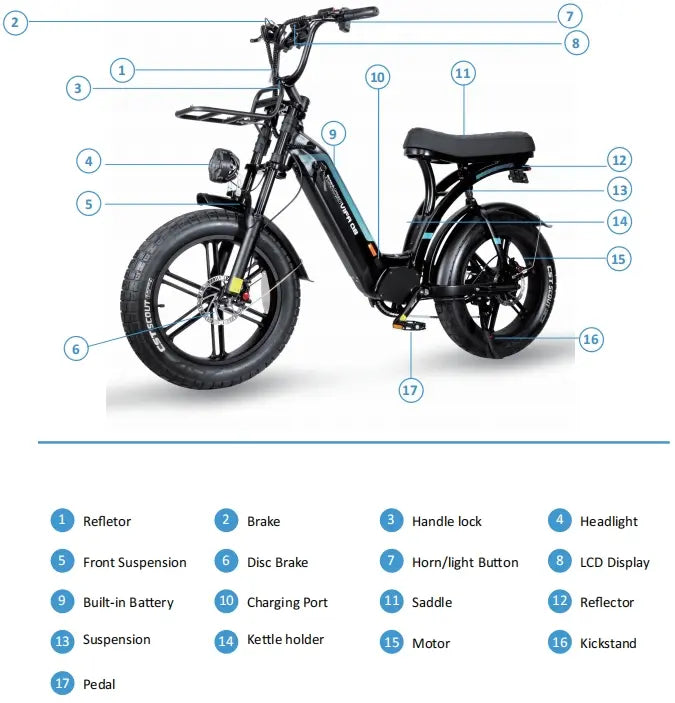 q 8 Electric Bicycle Introduction Details