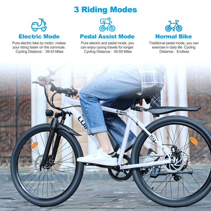 Weekend Leisure Cycling in the Park OUXI R11 Electric Bicycle