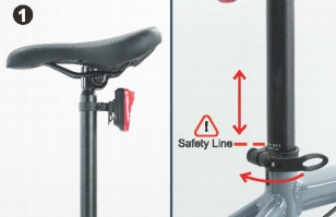 OUXI R11 Height-Adjustable Saddle Bicycle