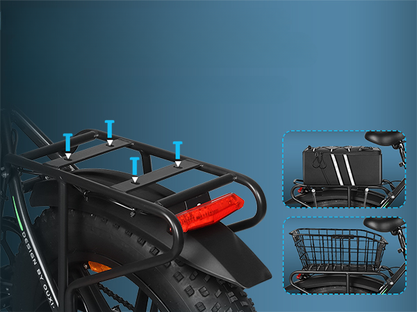 Bicycle rear luggage rack