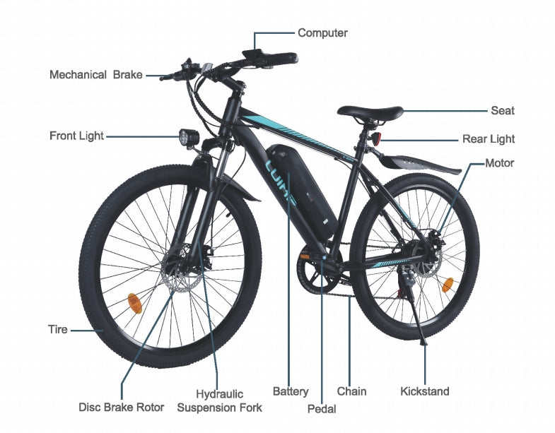 R11 Electric Bicycle Configuration Diagram