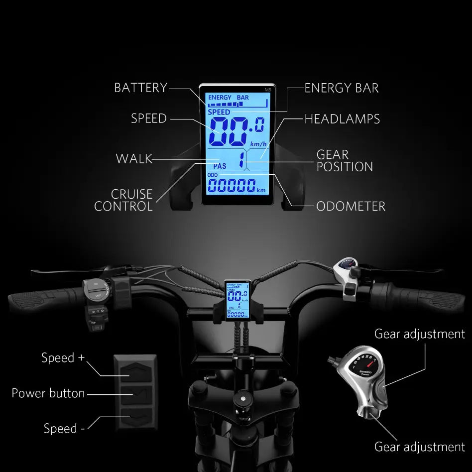 Electric bicycle display